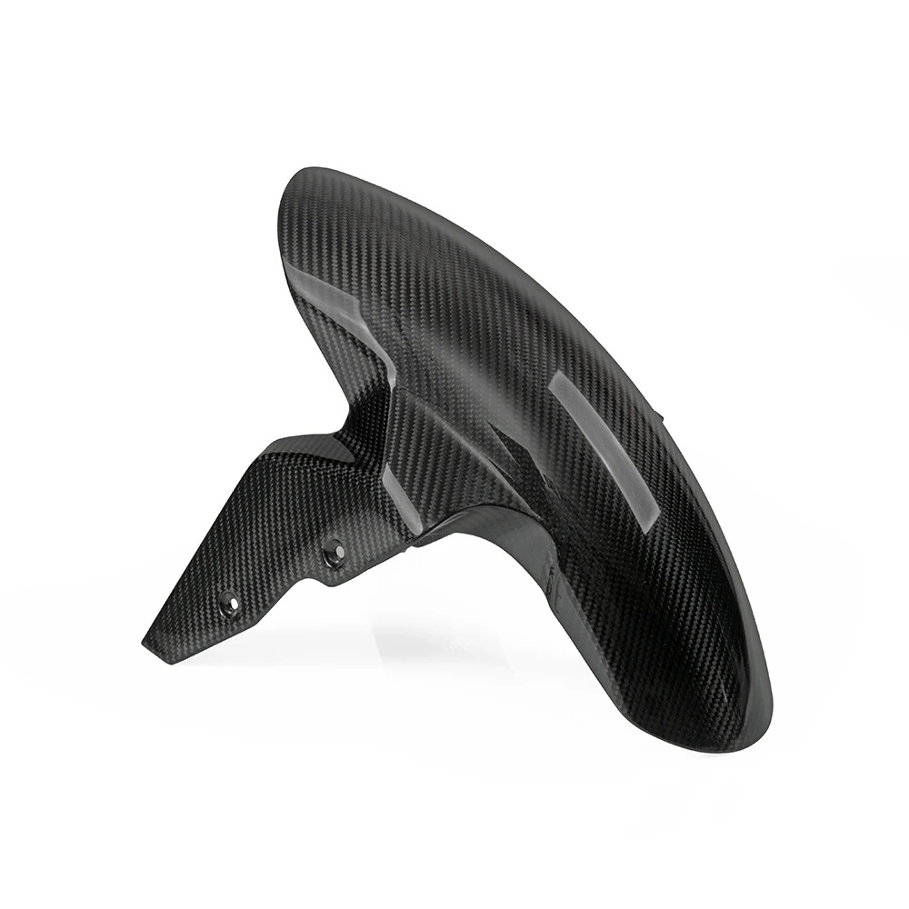 100% Carbon Fiber  Front Fender Replacement S1000RR /S1000R/ HP4/  S1000XR in Twill Weave 100% Glossy Finish  Black